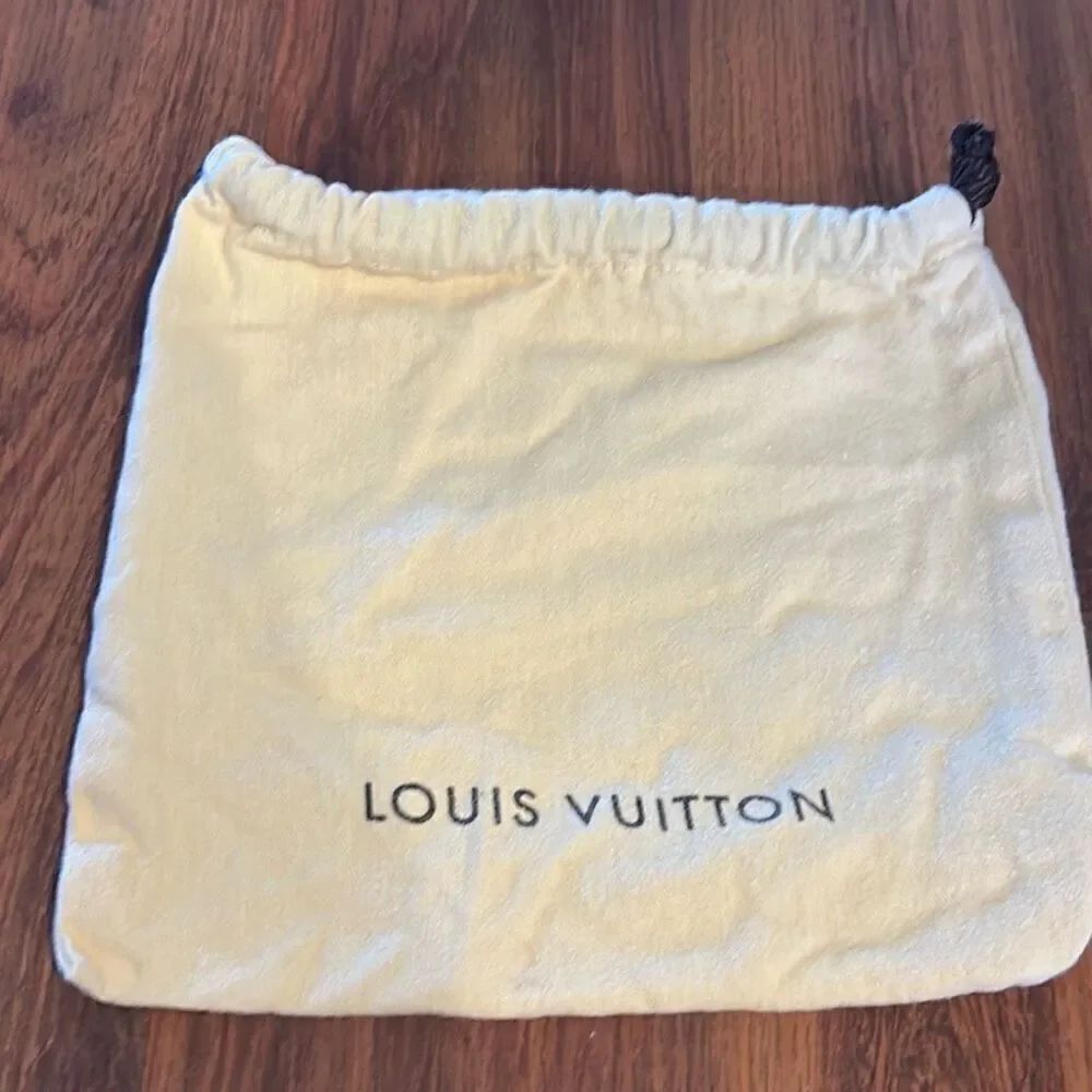 Louis Vuitton dust bag small 8x7 brown drawstring